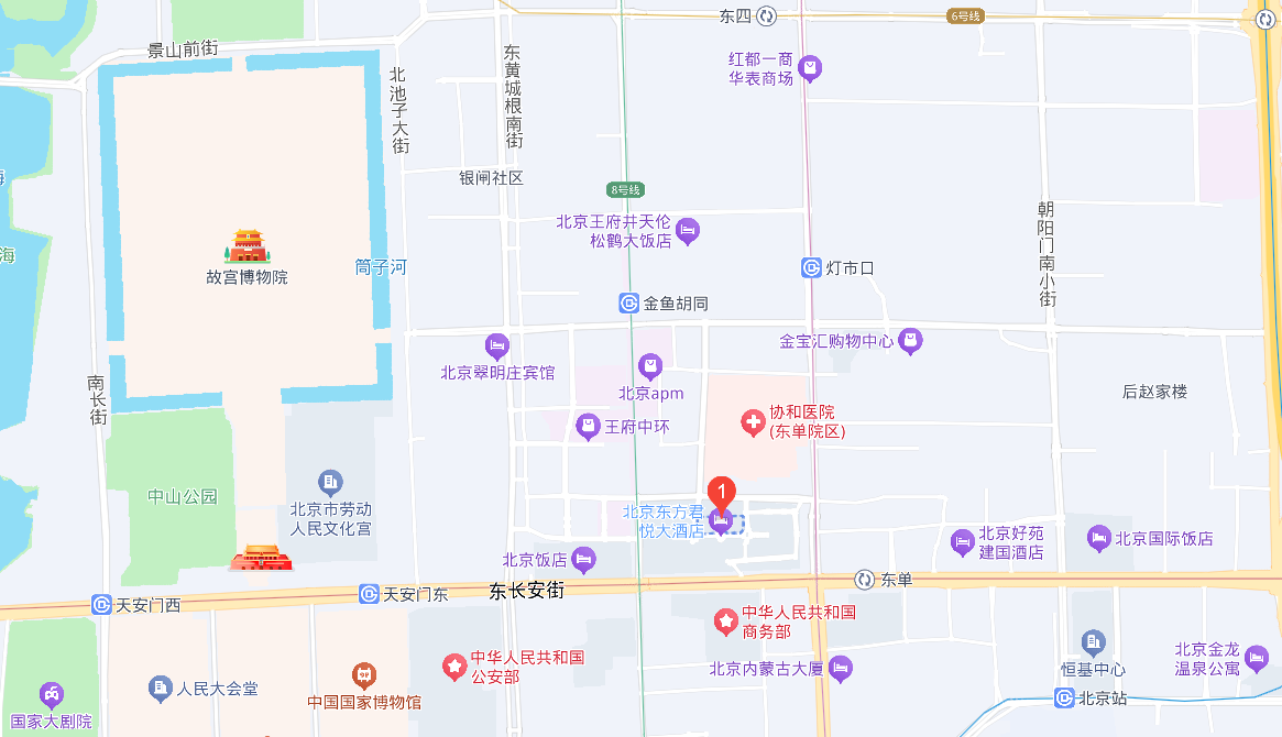 酒店位置地图